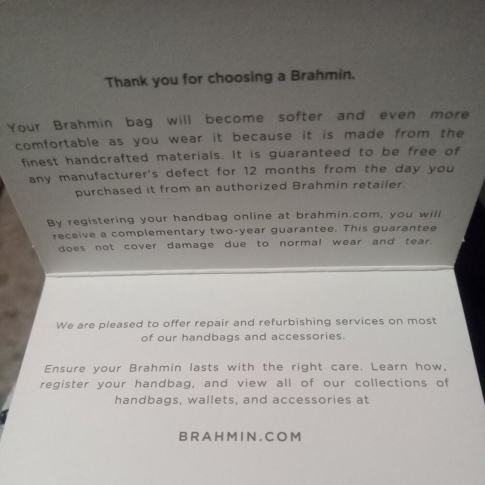 Brand new Brahmin Cordelia trifold crocodile embossed - Picture 6 of 6